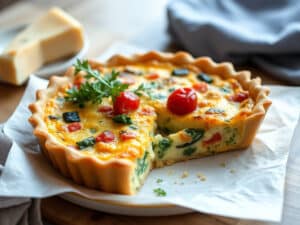 Winter Veggie Quiche with Roquefort Cheese - A Must-Try Recipe!