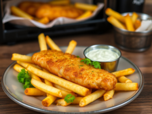 Delicious Oven-Baked Fish and Chips: Lighter Version Recipe!
