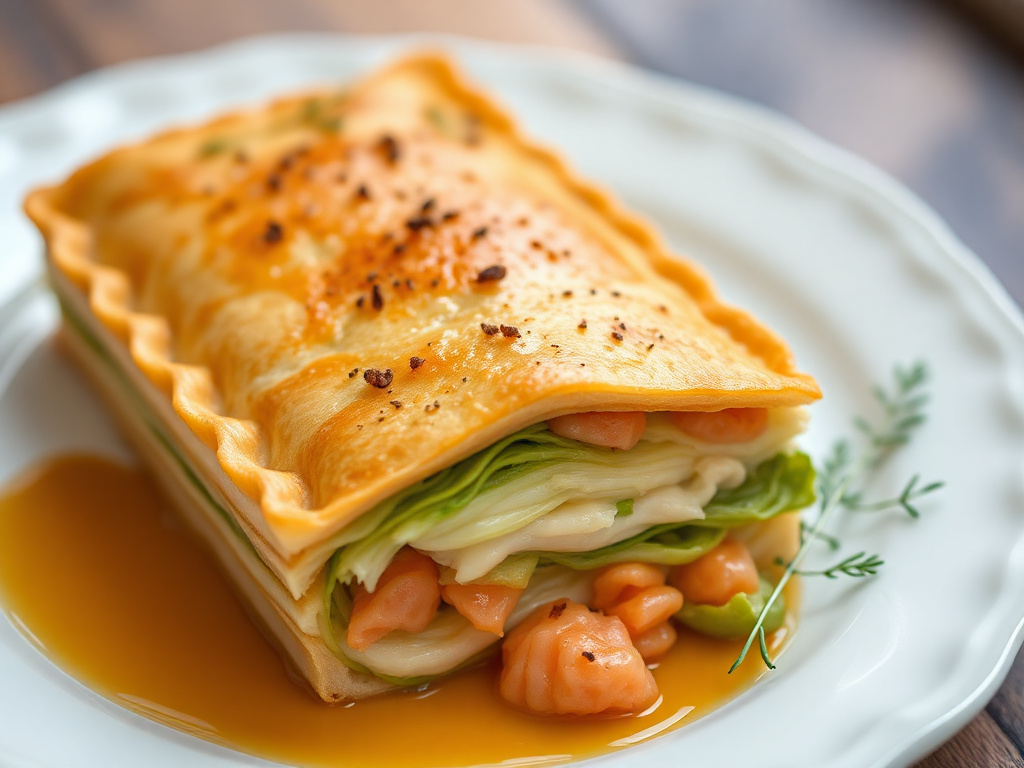 Salmon and Cabbage Mille-Feuille: A Must-Try Recipe!