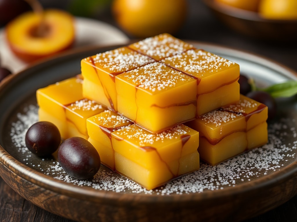 Decadent Yellow Plum Bricks with Chocolate Ganache – Must Try!