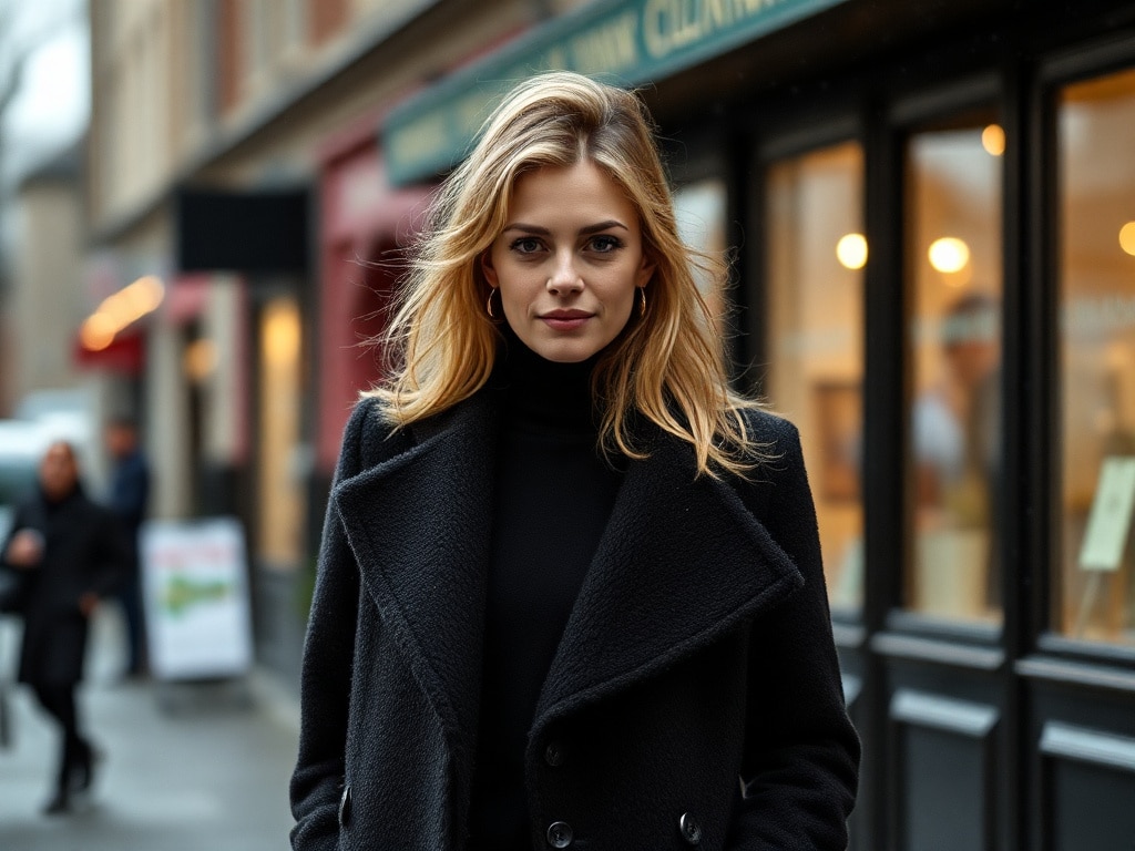 Faustine Bollaert Ditches Evening Gowns for Her Favorite Men's Wear This Winter!