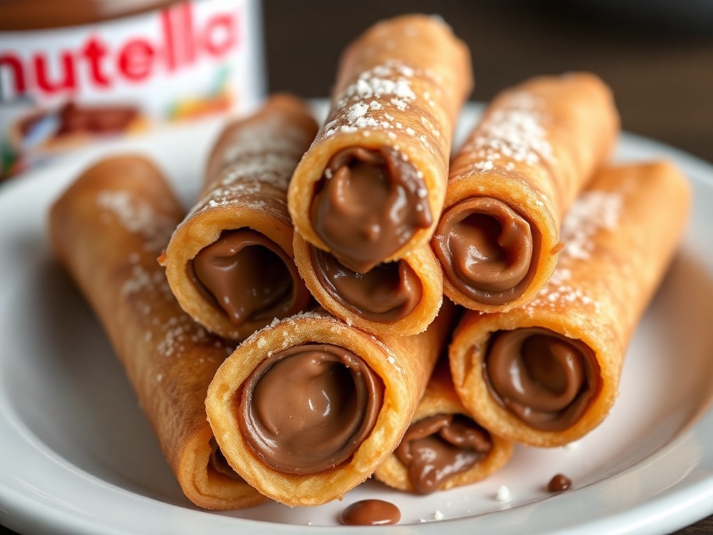 Stuffed Churros with Nutella Filling: Your New Sweet Obsession!
