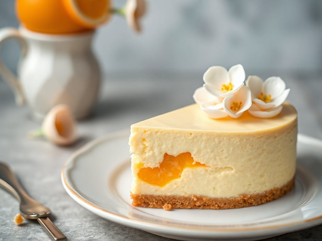 Irresistible Orange Blossom Cheesecake Recipe You Need to Try!