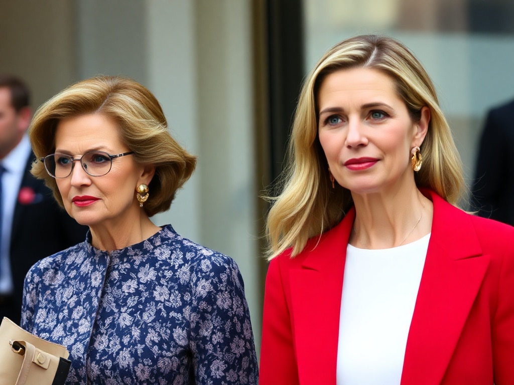 Belgian Queen Mathilde and Luxembourg's Stéphanie Obsess Over Sézane Earrings!