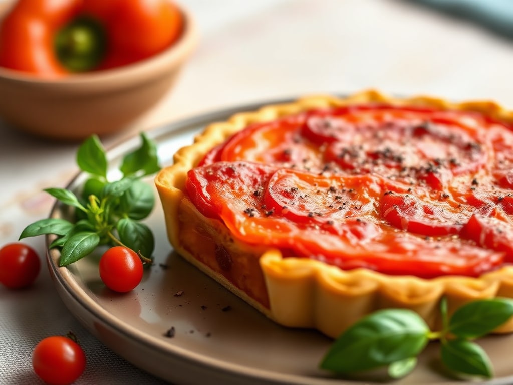 Chouchouka-Style Bell Pepper Tart Recipe Unveiled!