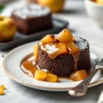 Decadent Chocolate Fondant with Apple Compote (Butter-Free Recipe!)