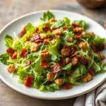 Crispy Frisée Salad with Bacon and Walnuts – A Must-Try Recipe!