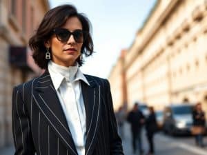 Florence Foresti Reinvents the Classic Suit with a Simple Twist!