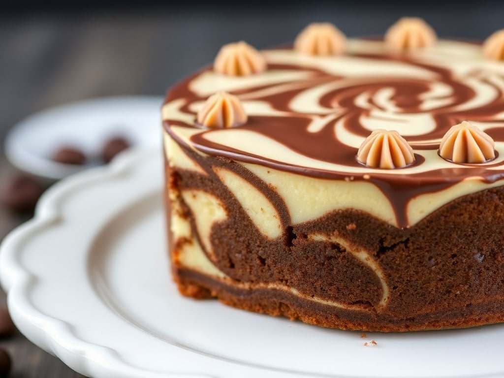Indulge in This Vanilla-Chocolate Marble Cake – A Sweet Sensation!