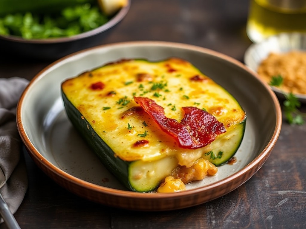 Smoky Bacon and Gruyère Zucchini Tian Recipe – Try It Now!