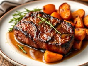 Succulent Filet Mignon Simmered with Sweet Potatoes - Must Try Recipe!