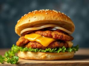 Sweet Potato Chicken Burger Unveiled! Discover the Tasty Trend!