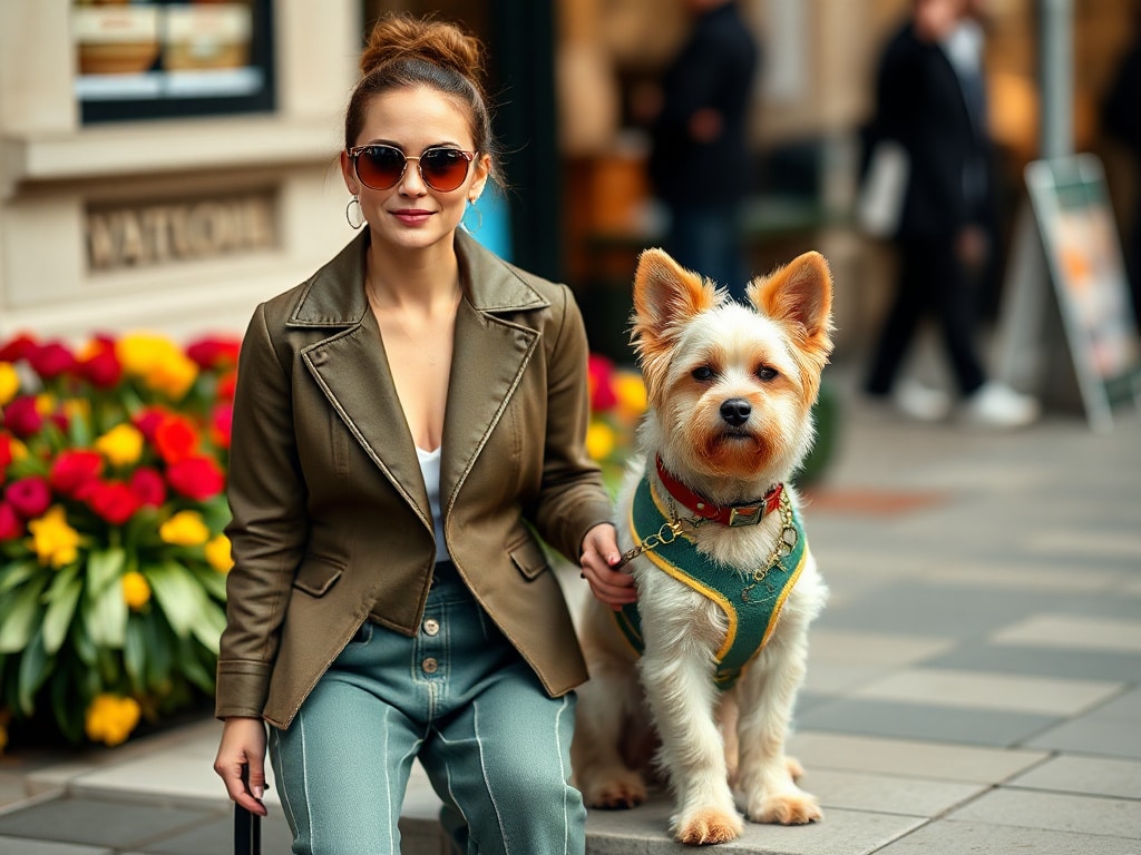 Alexandra Leclerc Matches Outfits with Her Dog – And It's Adorable!