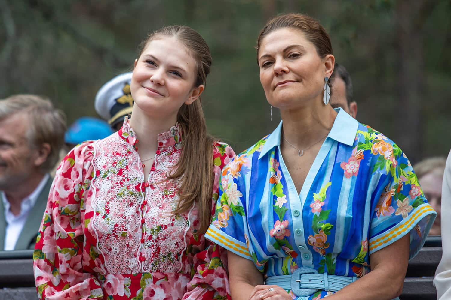 At 14, Sweden's Estelle Turns Heads with Bold Summer Dress Choice for Family Reunion!
