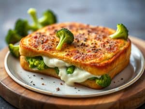 Delicious Broccoli and Cream Cheese Croque-Monsieur Recipe - Try Now!