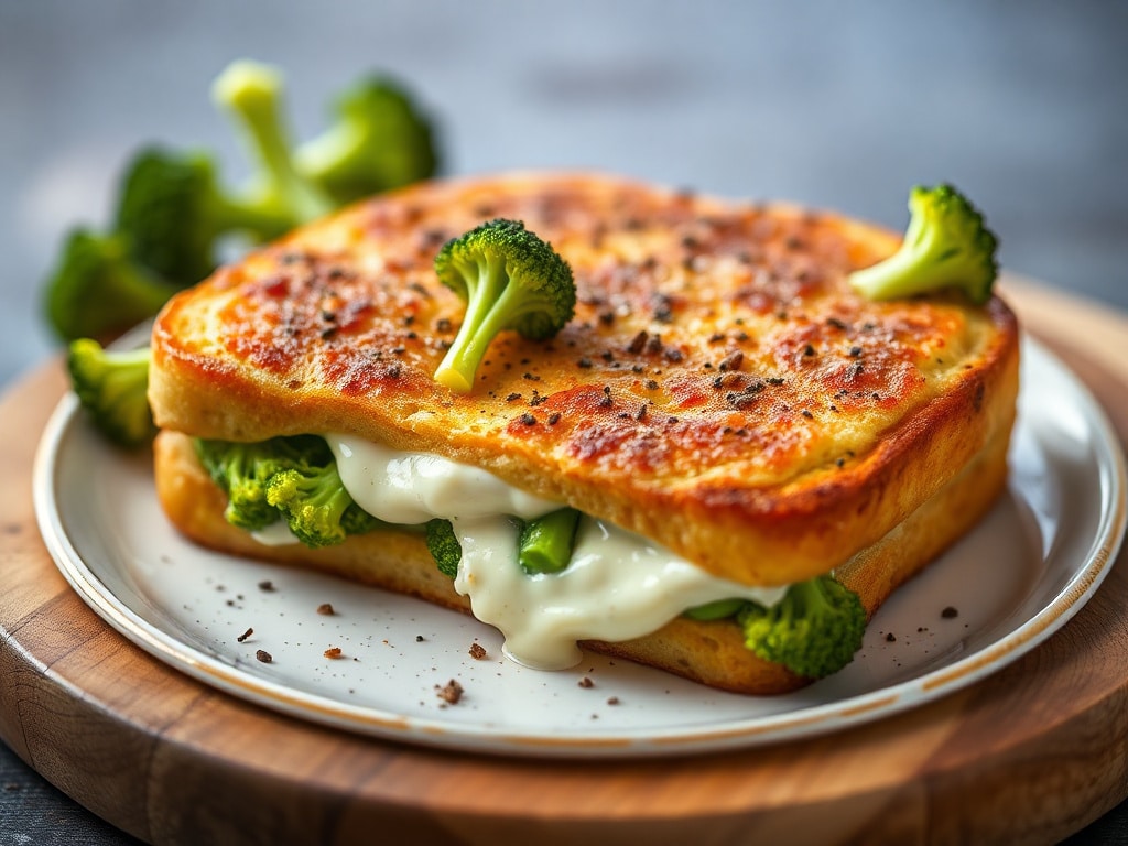 Delicious Broccoli and Cream Cheese Croque-Monsieur Recipe - Try Now!