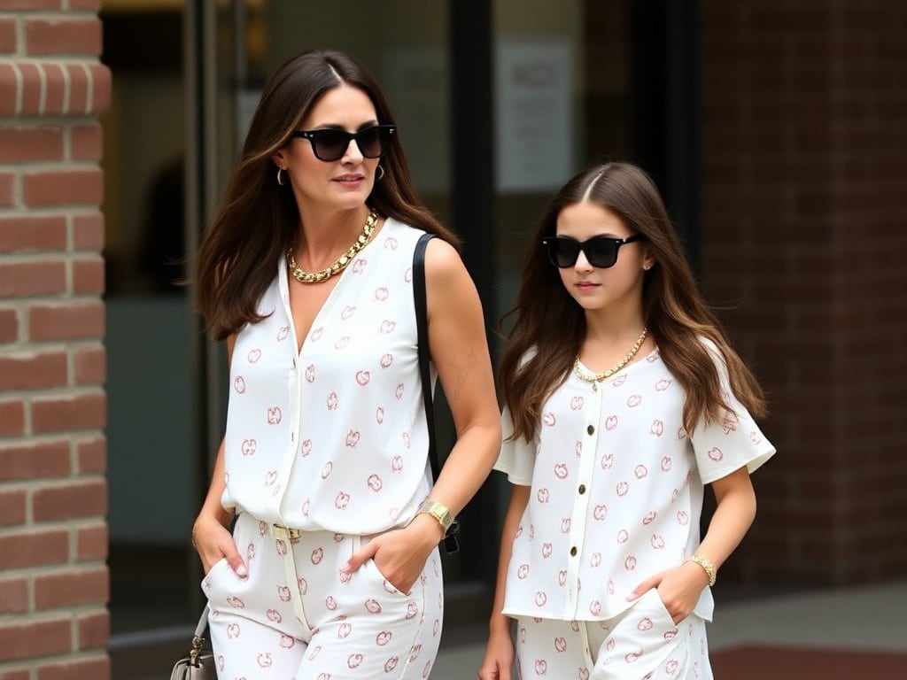 Demi Moore and Daughter Tallulah Willis Stun in Matching Gucci Summer Outfits!