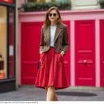 Nine d'Urso Reinvents Parisian Style Like Mom Inès de la Fressange with Unexpected Skirt!