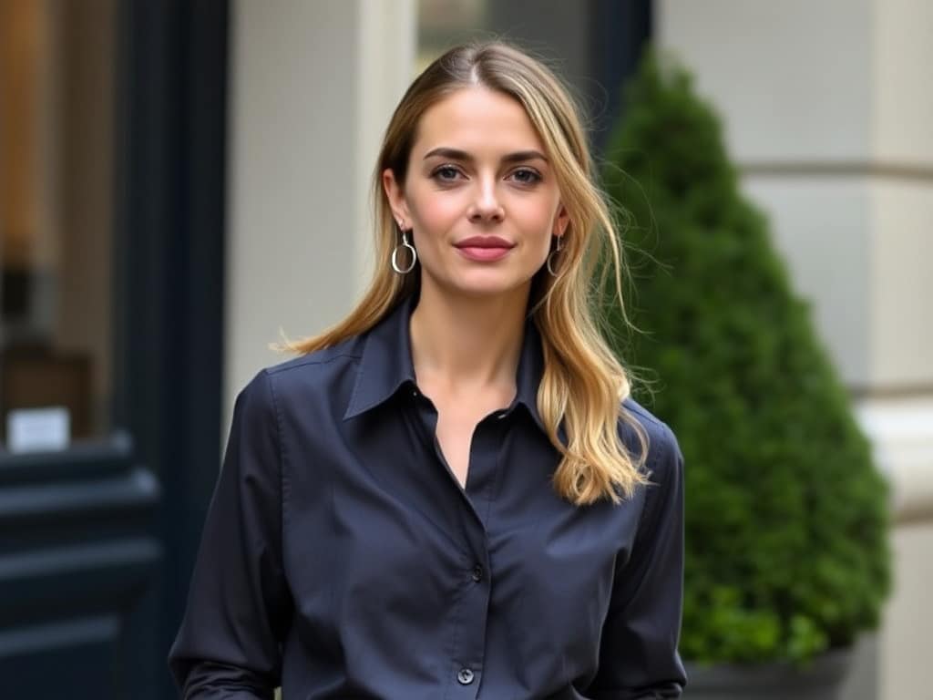 Ophélie Meunier Rocks French Fashion with $59 Shirt - Get the Look!