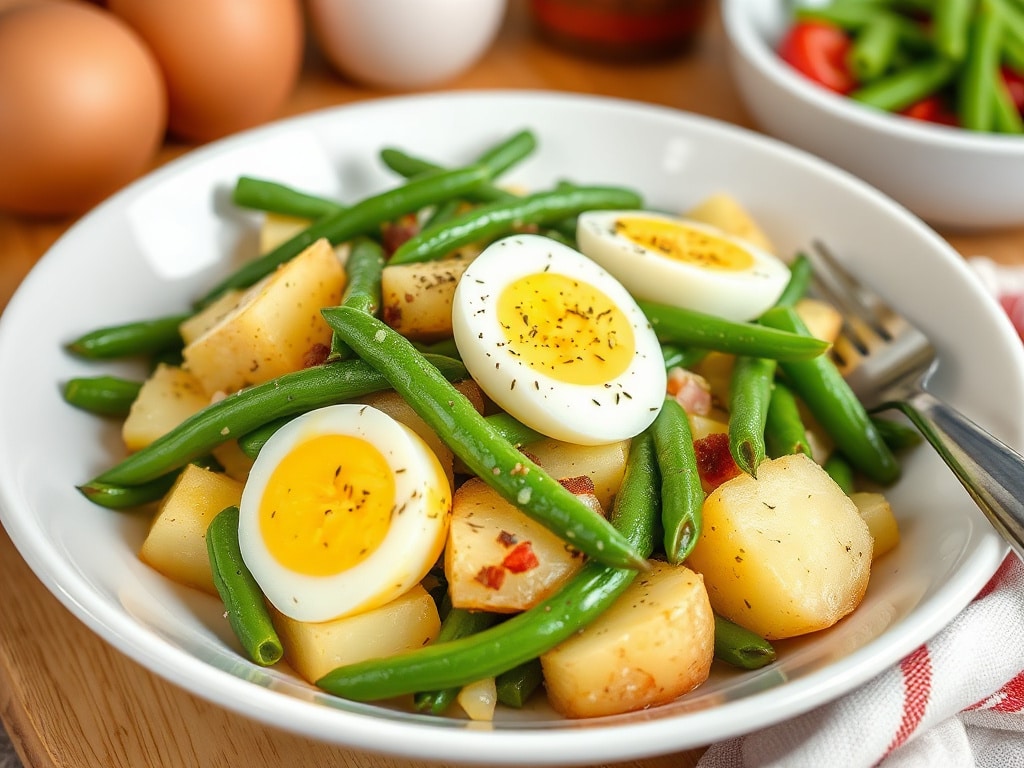 Potato Salad with Green Beans & Eggs: A Must-Try Recipe!
