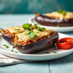 Wood-Fired Stuffed Eggplant with Merguez Sausage: A Must-Try Recipe!