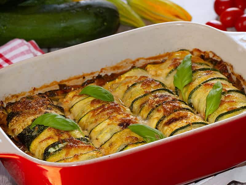 Zucchini Cannelloni Stuffed with Feta & Spinach - Must-Try Recipe!