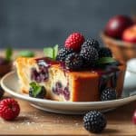 Delicious Blackberry and Mirabelle Plum Cake Recipe! Try It Now!
