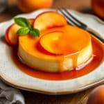 Peach Flan Perfection: Indulge in This French Dessert Classic!