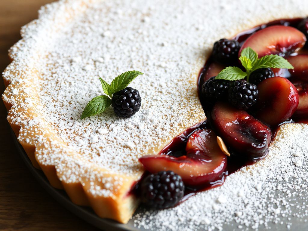 Easy Blackberry, Mirabelle Plum & Almond Tart Recipe - Bake Like a Pro!